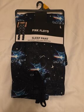 Pink Floyd Men's Black Galaxy Prism Sleep Pants